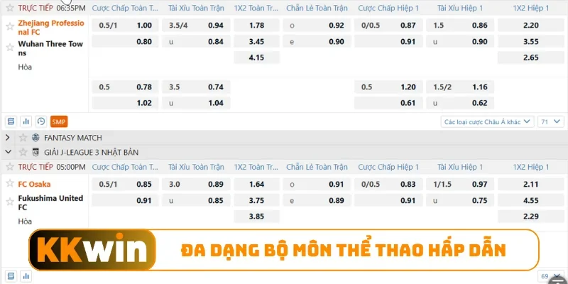Saba Sports - Trải Nghiệm Cá Độ Thể Thao Trực Tuyến Uy Tín 2 Đa dạng bộ môn thể thao hấp dẫn