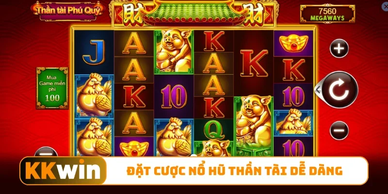 Đặt cược nổ hũ Thần Tài dễ dàng