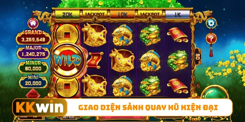Nổ Hũ Đổi Thưởng - Săn Jackpot Nhận Tiền Thật Cực Khủng 3 Giao diện sảnh quay hũ hiện đại