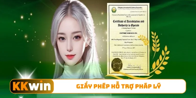 Giấy phép hỗ trợ pháp lý