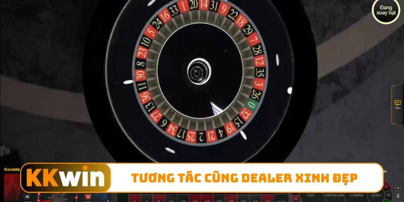 Roulette - Khám Phá Bánh Xe Nhỏ Với 37 Ô Số Đầy Hấp Dẫn 3 Tương tác cùng dealer xinh đẹp